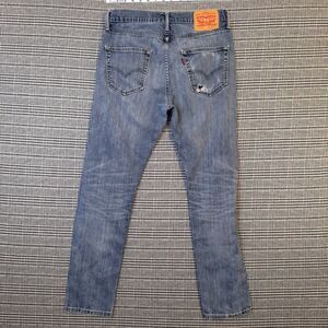 Levi’s 522 Jeans Men’s 30x32 Blue Denim Slim Fit Tapered Stretch Medium Wash